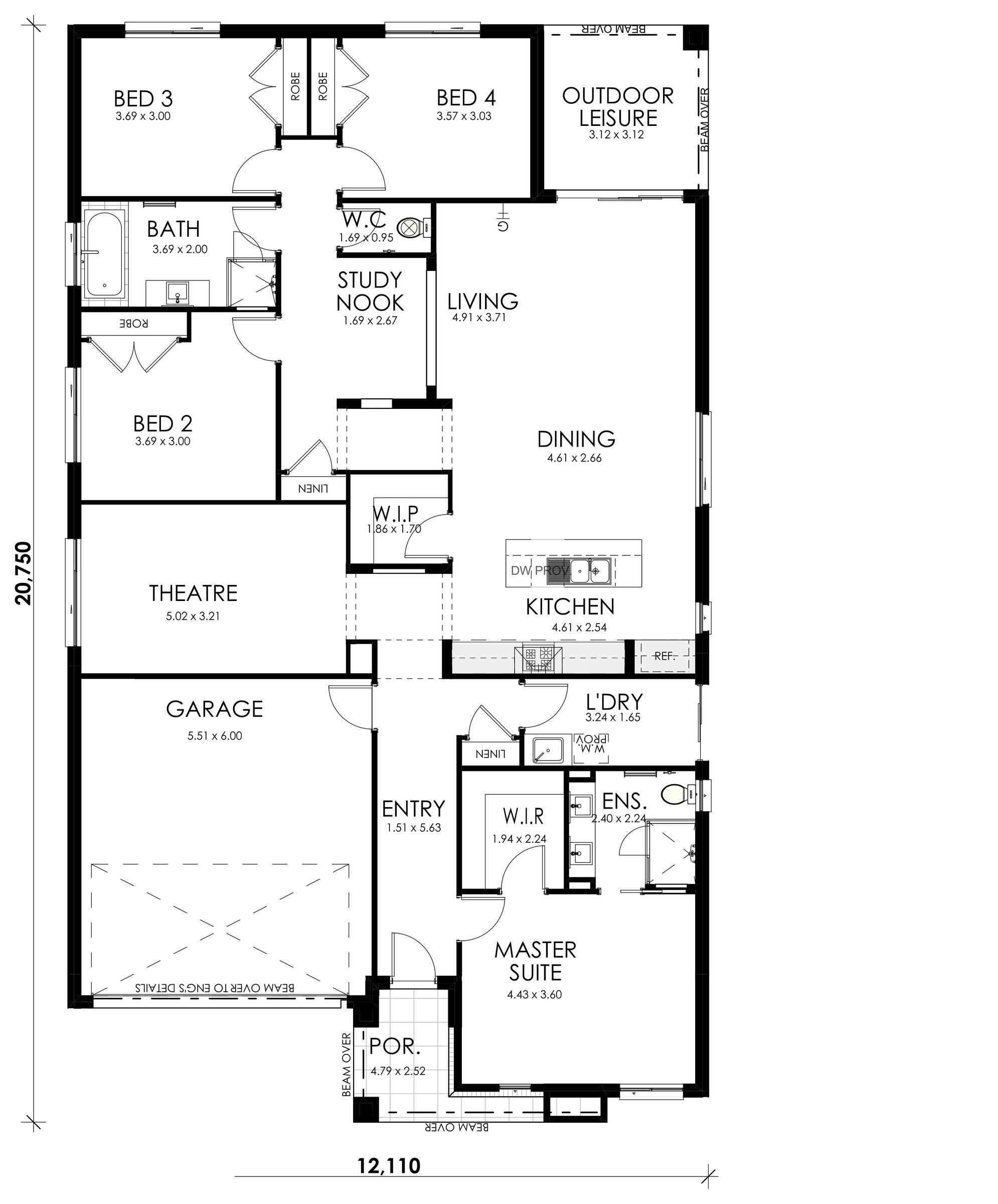 Dusk Dusk ground floor plan