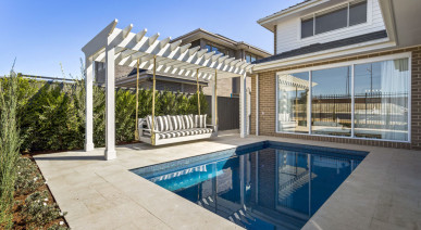Custom concrete pool