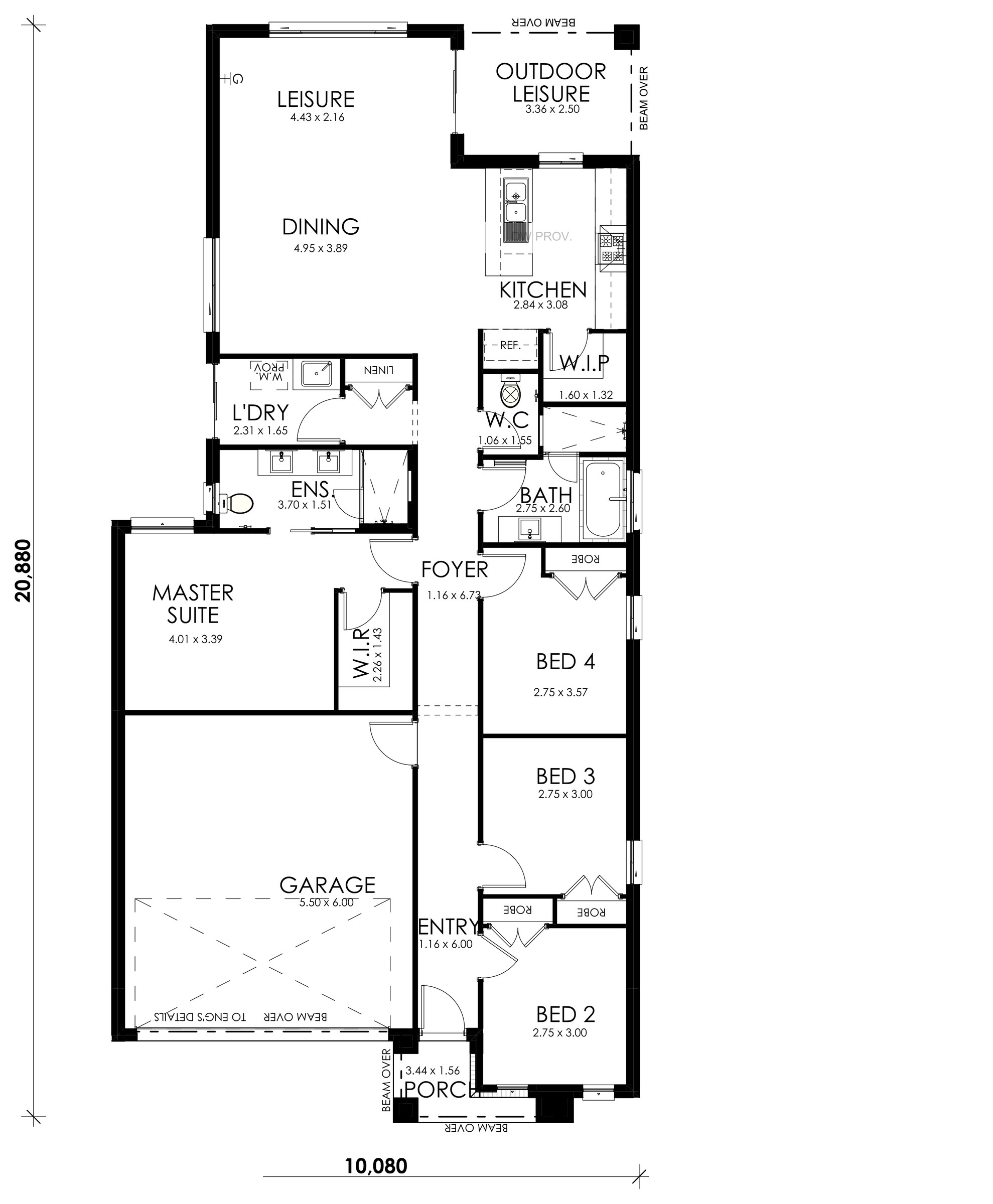 Horizon Horizon ground floor plan