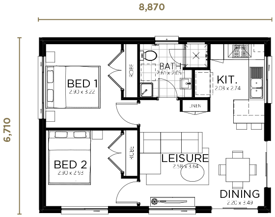 Mont Clair Granny Flat Granny Flat Home Design | Wisdom Homes