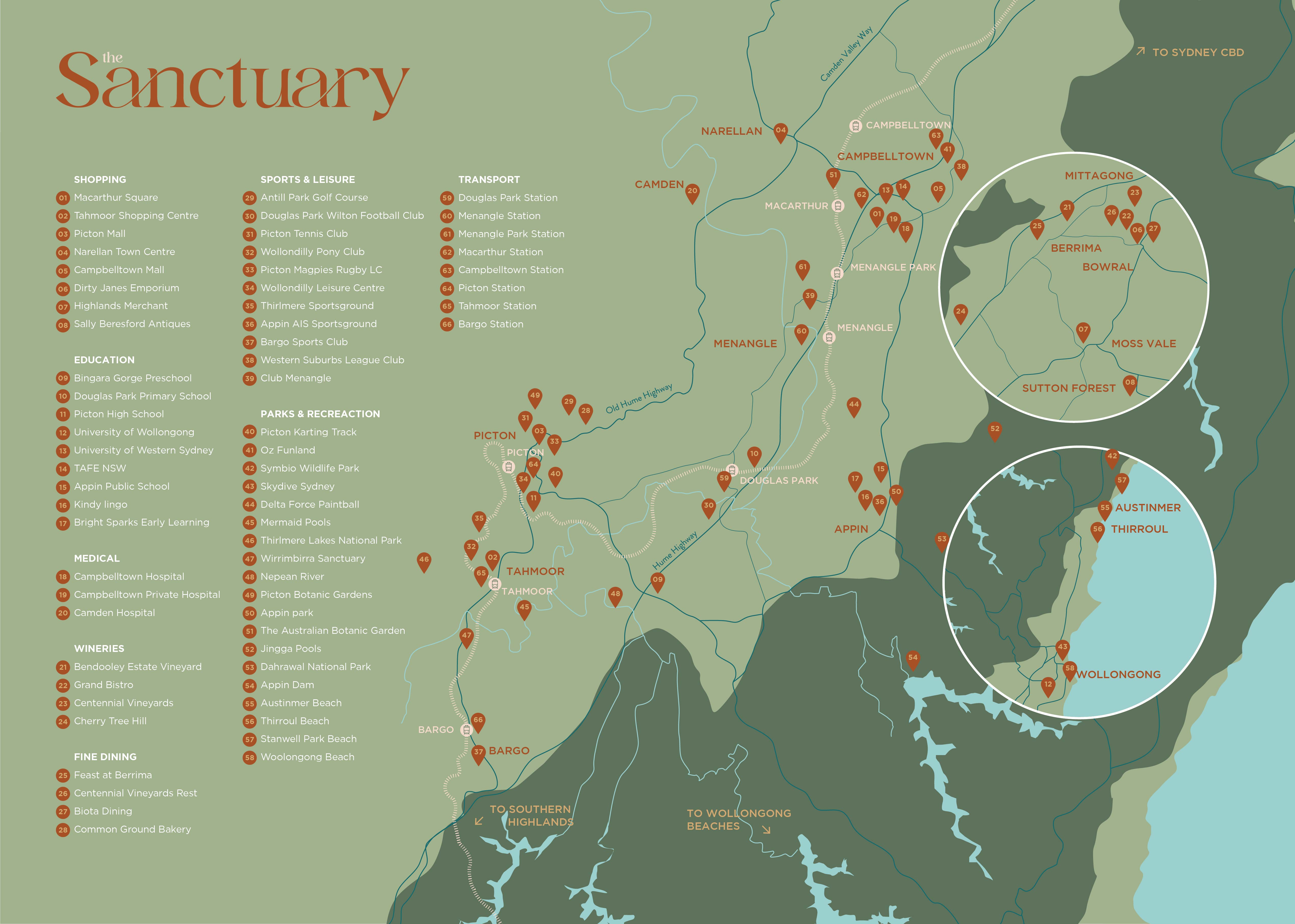 Sanctuary Map