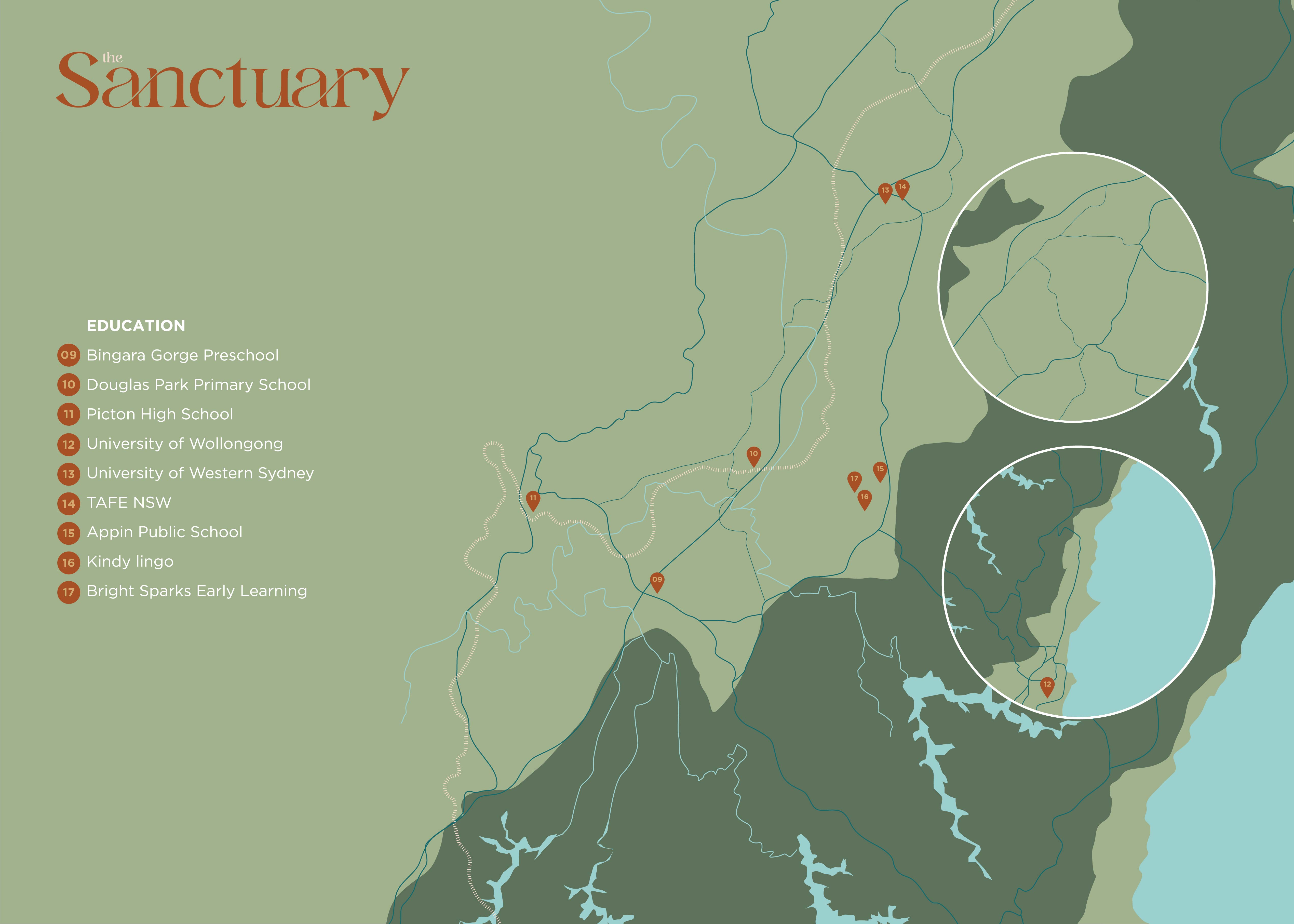 Sanctuary Map Education