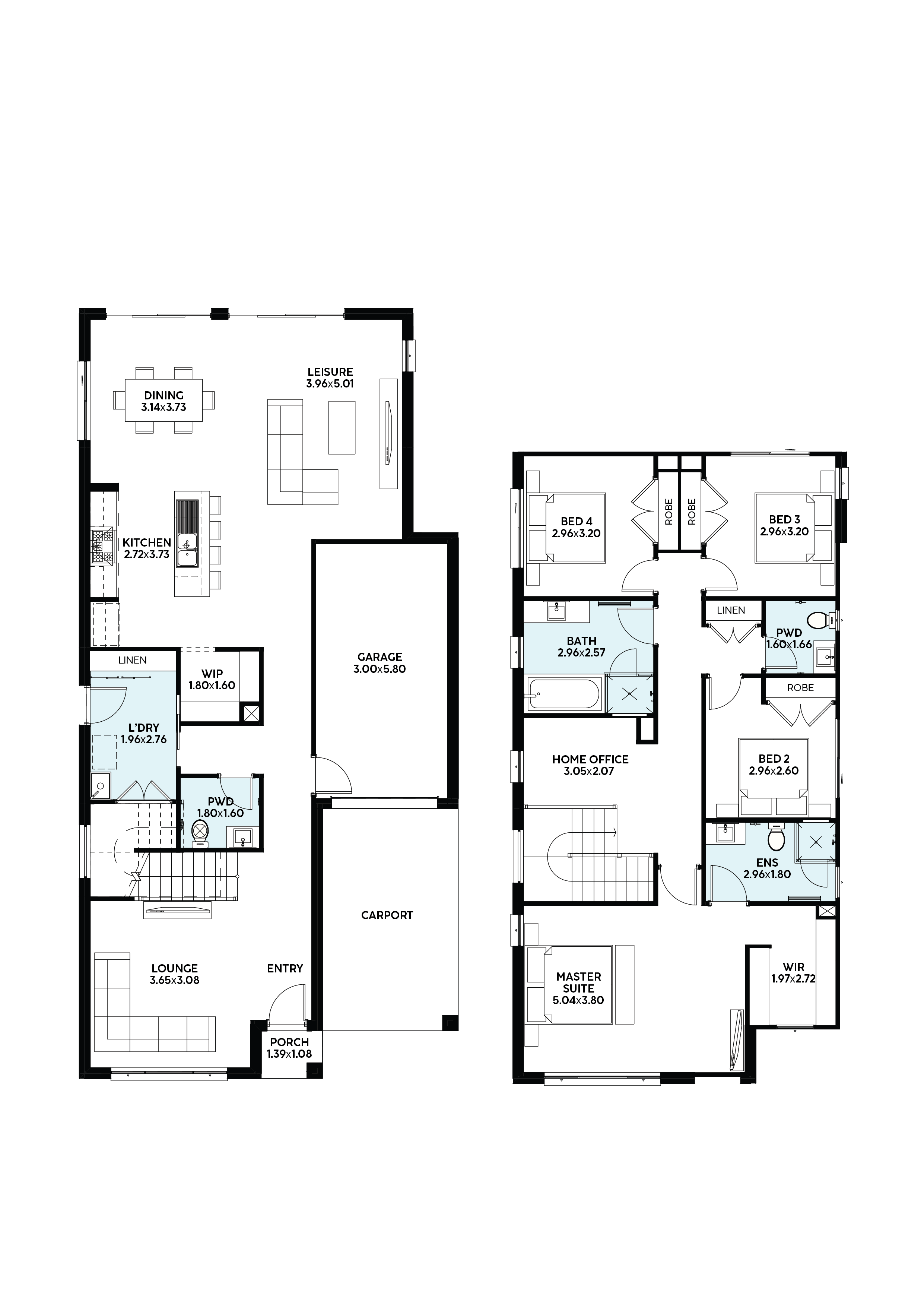 Portland Double Storey Home Design | Wisdom Homes