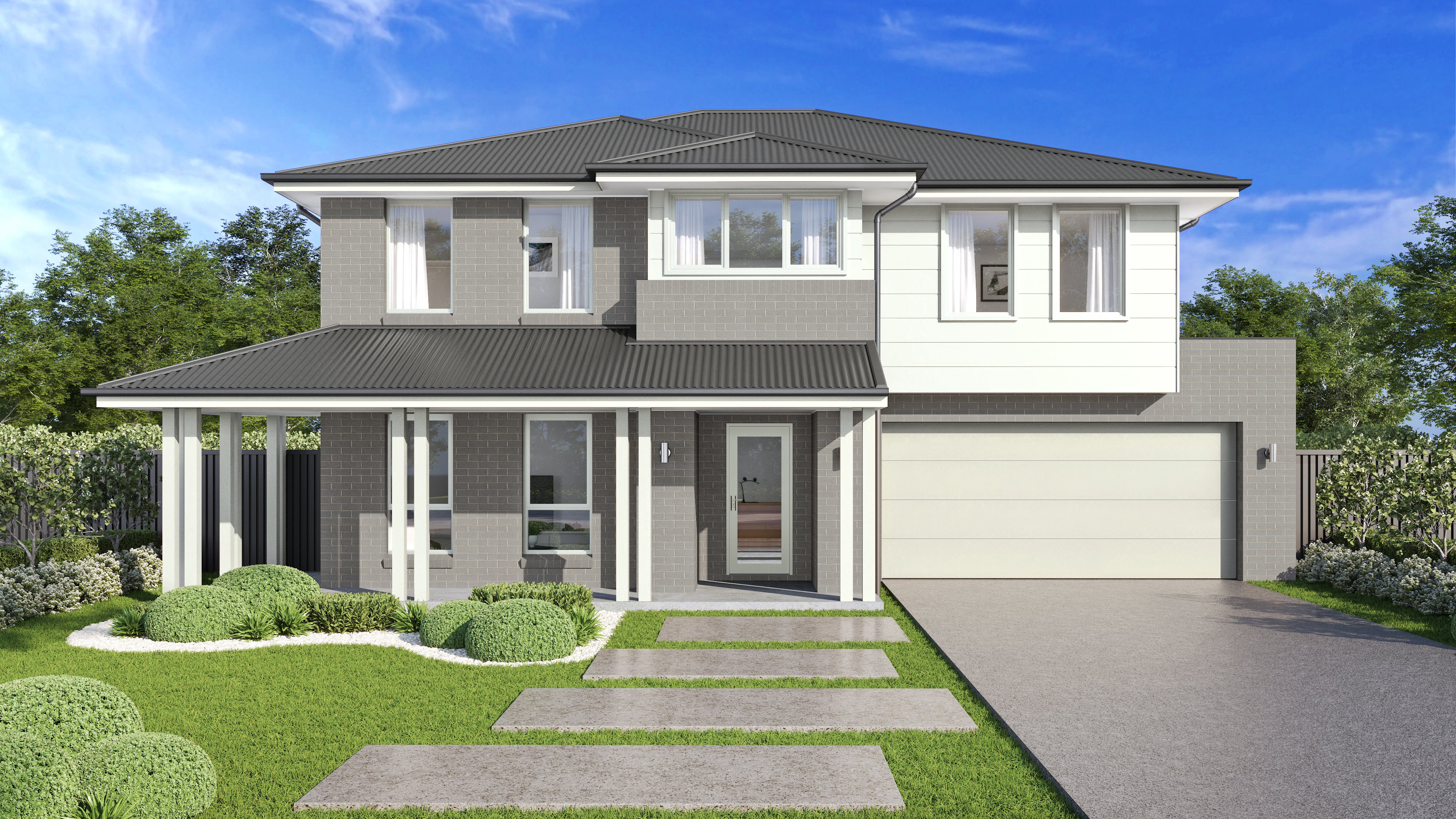 Wisdom Homes Cornerstone 33 Benedict 4K Full Render