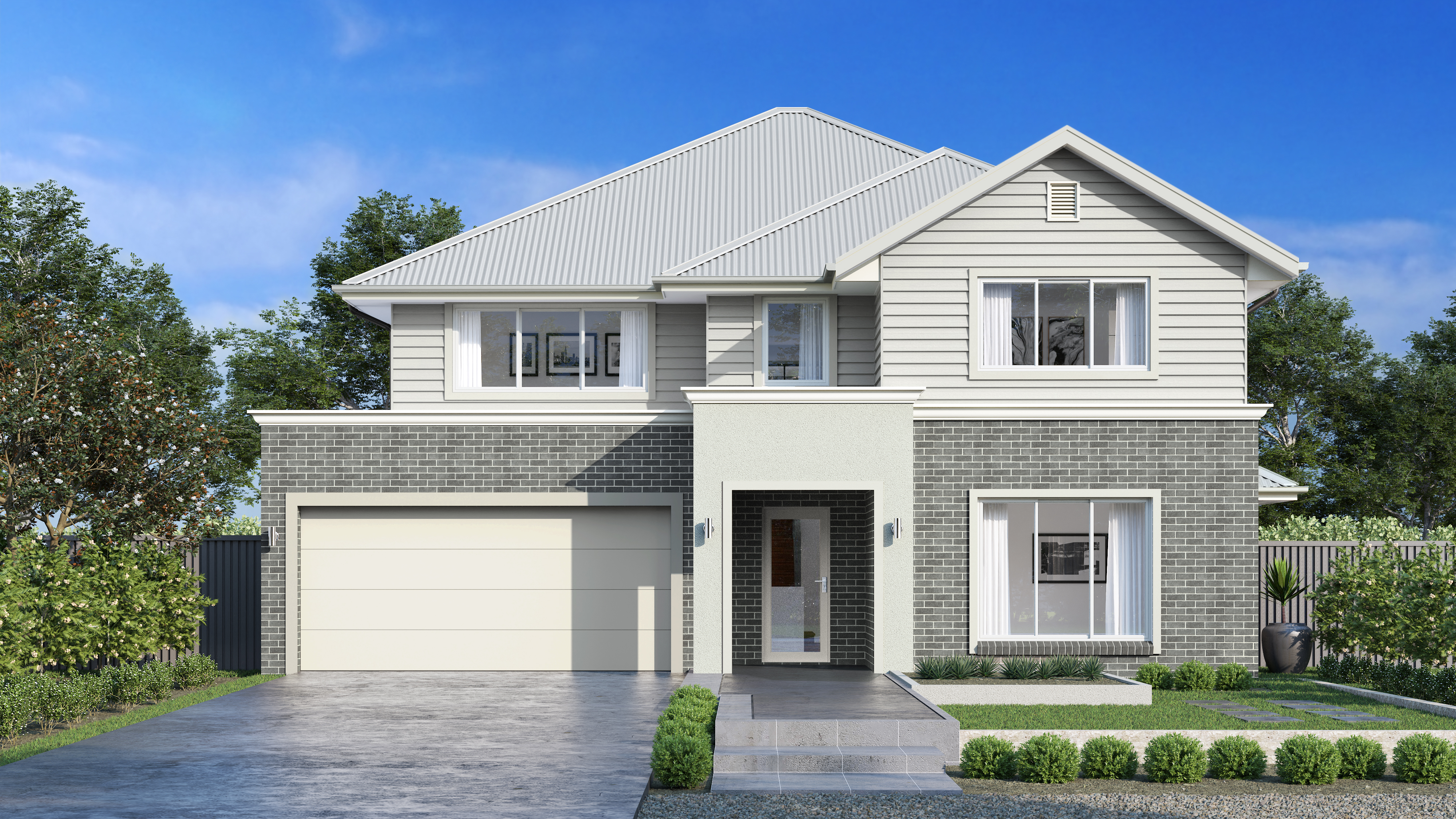 Wisdom Homes Impression 32 Hamptons 4K Full Render