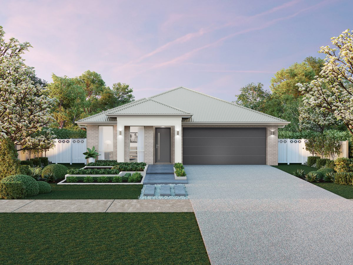 Wisdom Homes Traditional Double Garage Caspian Roof Revision