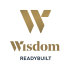 Wisdom Logo Stack ReadyBuilt GoldGradient+WisdomBlue v0101 RGB