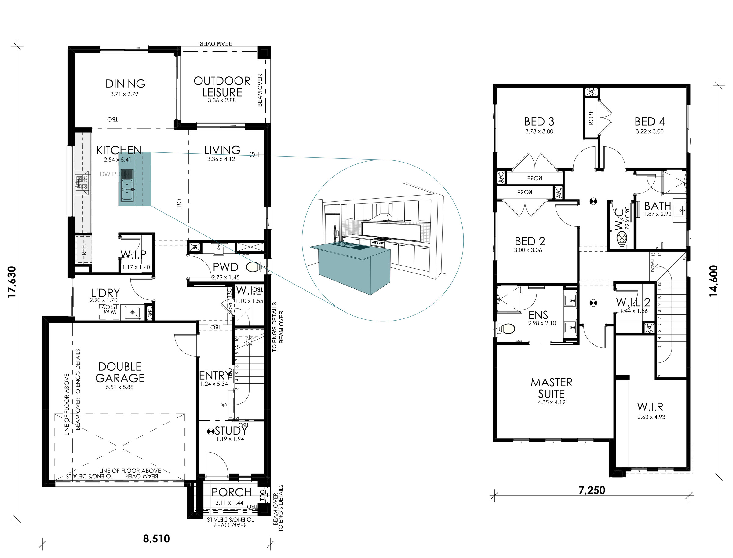 Sienna floorplan option: Grand Island